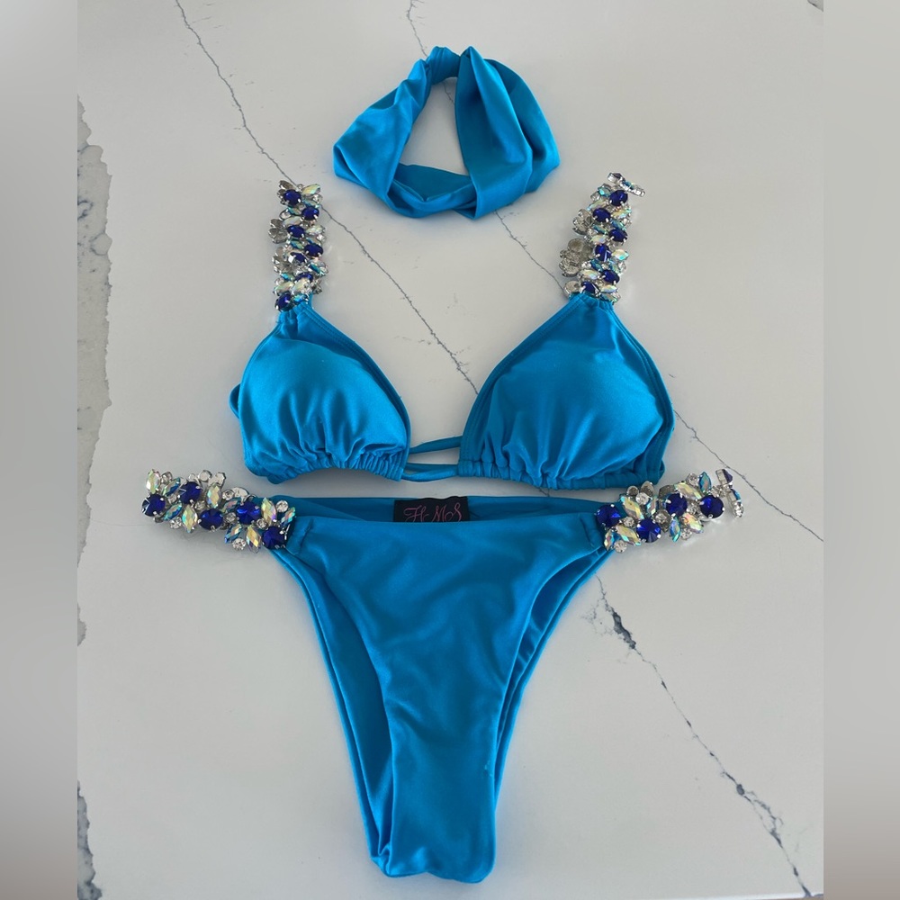 Hot Miami styles bejeweled swimsuit